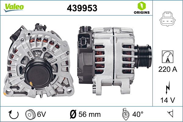 VALEO Generator 439953 for FORD