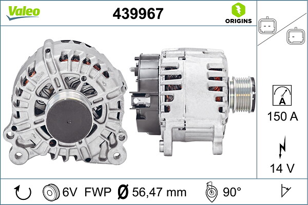 VALEO Generator 439967 for DACIA