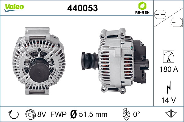 VALEO Generator 440053 for MERCEDES-BENZ