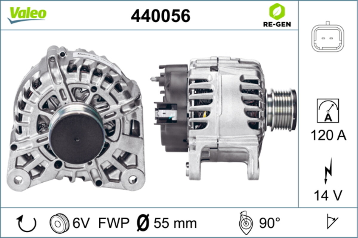 VALEO Generator 440056 for NISSAN DACIA RENAULT
