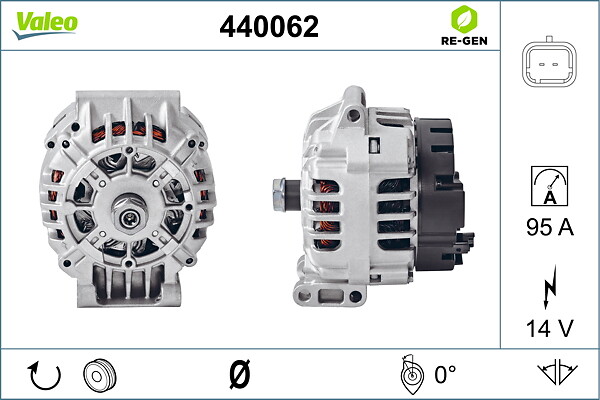 VALEO Generator 440062 for NISSAN RENAULT DACIA