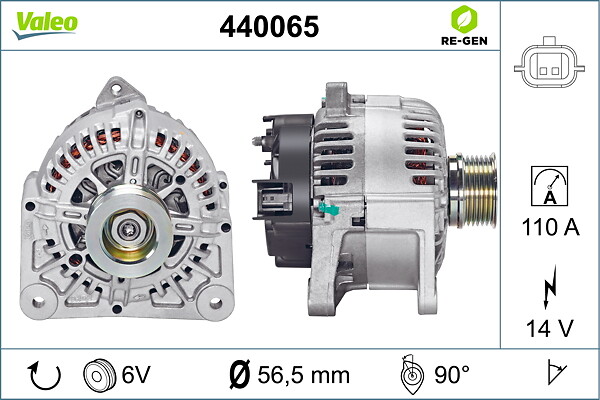 VALEO Generator 440065 for RENAULT