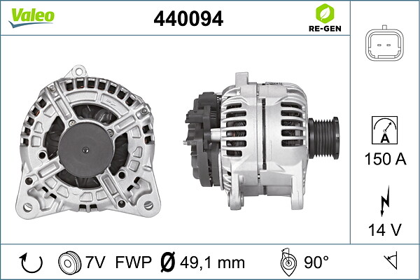 VALEO Generator 440094 for OPEL VAUXHALL NISSAN RENAULT