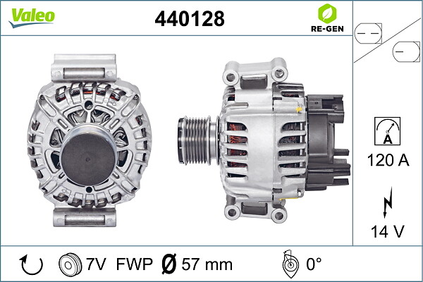 VALEO Generator 440128 for MERCEDES-BENZ MERCEDES-BENZ (BBDC)