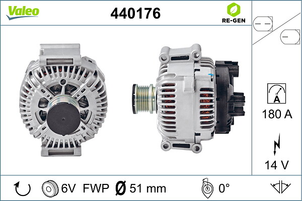 VALEO Generator 440176 for MERCEDES-BENZ MERCEDES-BENZ (FJDA)