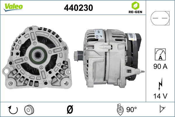 VALEO Generator 440230 for VW