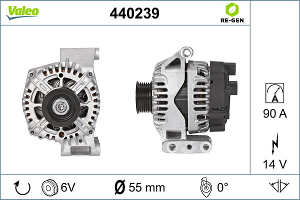 VALEO Generator 440239 for LANCIA FIAT