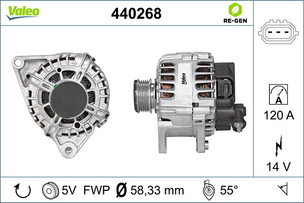 VALEO Generator 440268 for KIA