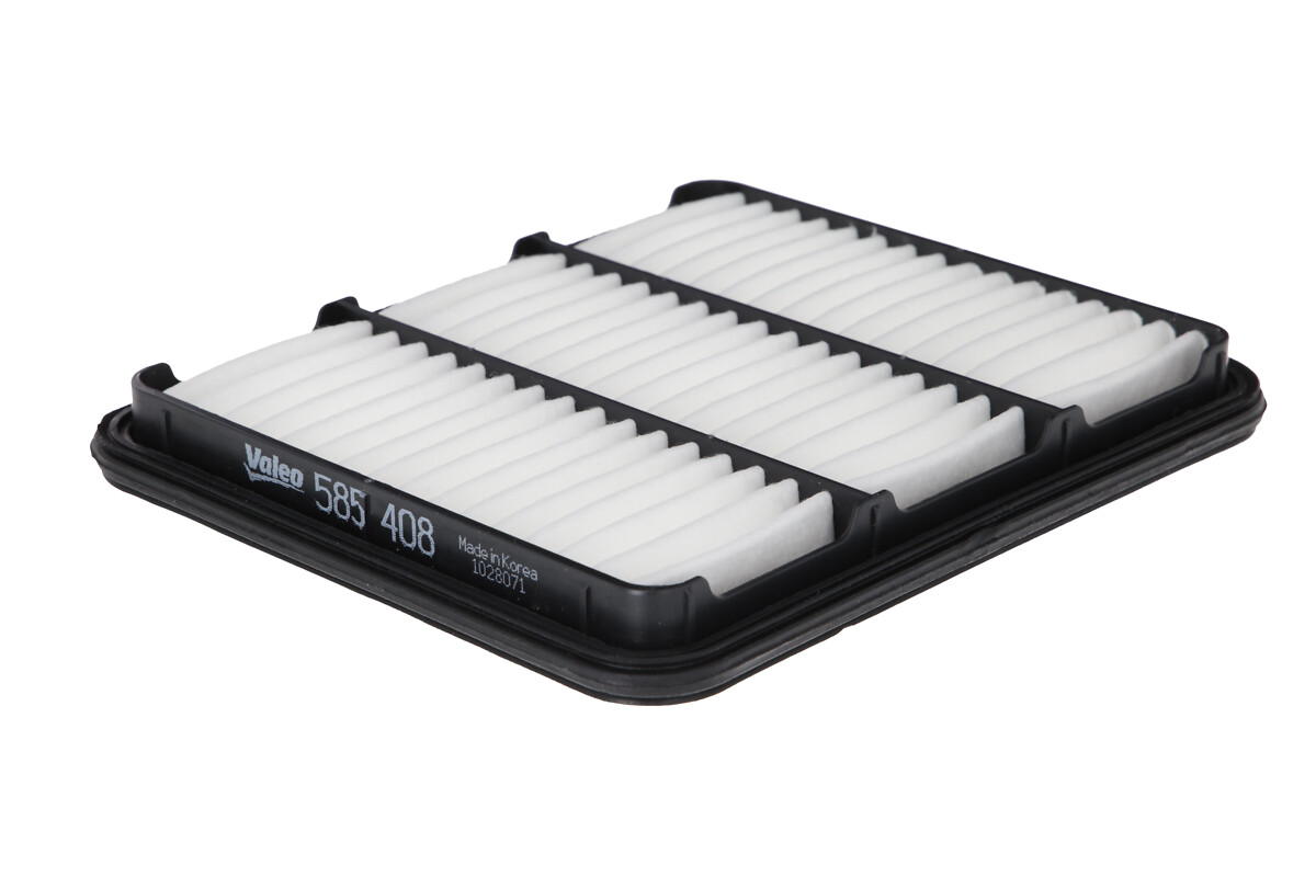 VALEO Luftfilter 585408 Filterindsats length_mm_203|Længde [mm]|193 width_mm_206|Bredde [mm]|224 height_mm_209|Højde [mm]|27 weight_kg_212|Vægt [kg]|0