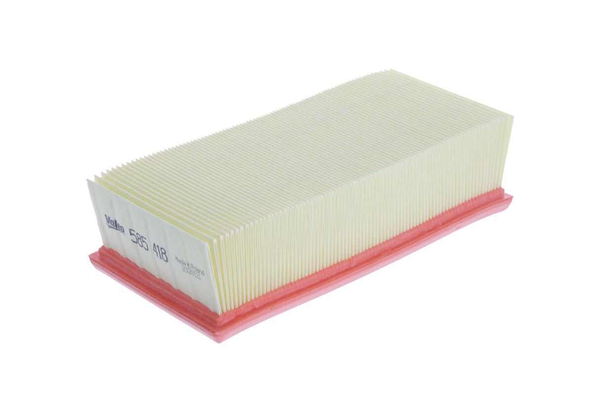 VALEO Luftfilter 585418 Filterindsats length_mm_203|Længde [mm]|240 width_mm_206|Bredde [mm]|121 height_mm_209|Højde [mm]|58 weight_kg_212|Vægt [kg]|0
