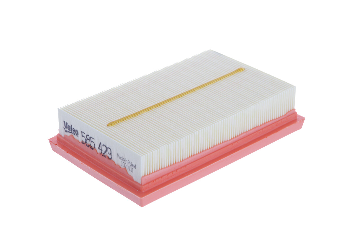 VALEO Luftfilter 585429 Filterindsats length_mm_203|Længde [mm]|179 width_mm_206|Bredde [mm]|117 height_mm_209|Højde [mm]|38 weight_kg_212|Vægt [kg]|0