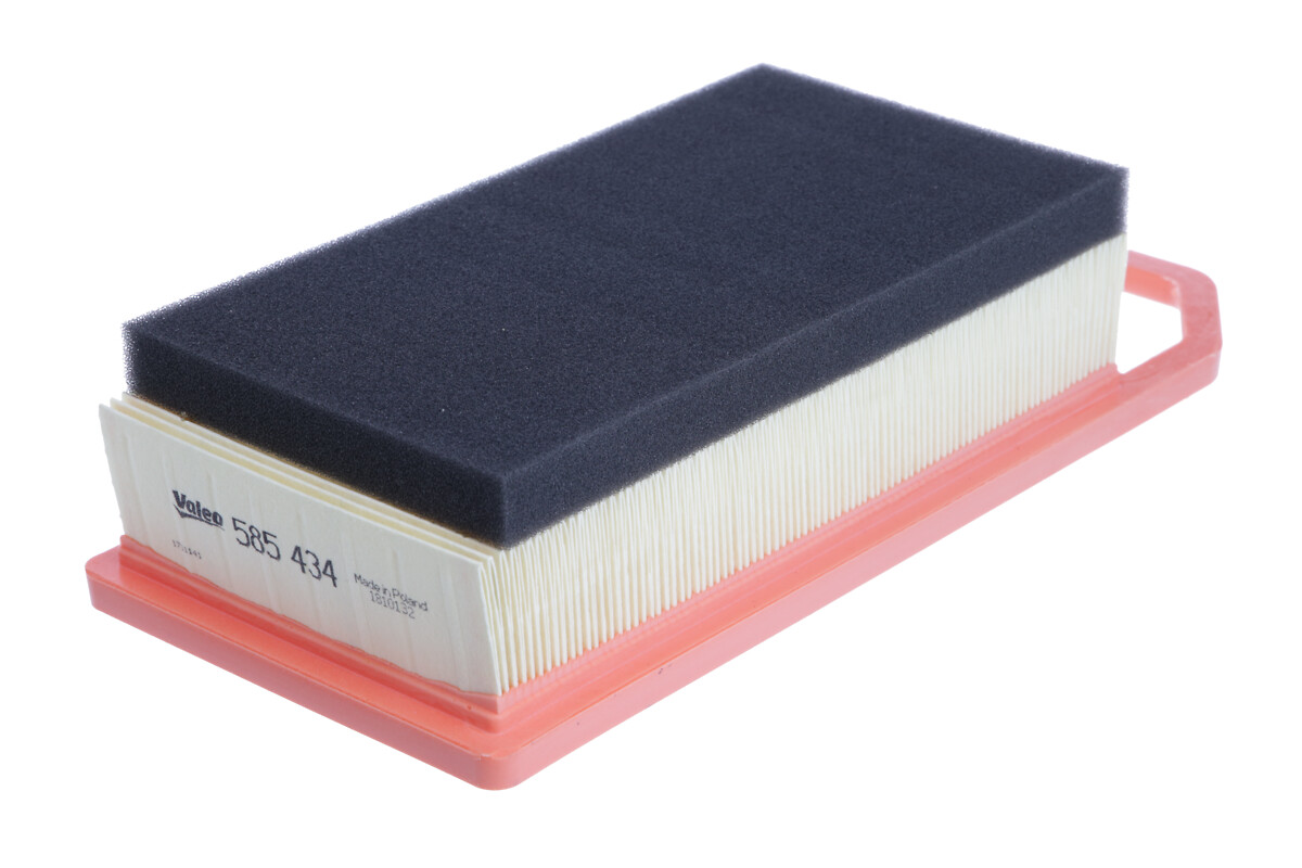 VALEO Luftfilter 585434 Filterindsats length_mm_203|Længde [mm]|358 width_mm_206|Bredde [mm]|152 height_mm_209|Højde [mm]|59 supplementary_articleinfo