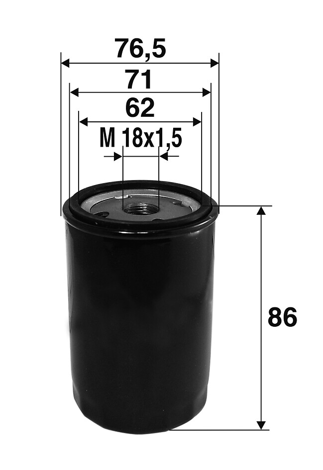 VALEO Oliefilter 586010 Påskruet 79mm M18x1.5 for OPEL SUZUKI SAAB FORD CHEVROLET VAUXHALL FSO DAEWOO RENAULT AMC