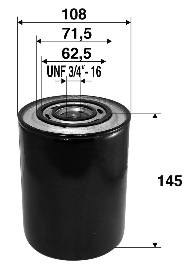 VALEO Oliefilter 586014 Påskruet 142mm UNF 3/4 -16 for FORD IVECO OPEL LANCIA VAUXHALL FIAT AC CITROËN PEUGEOT RENAULT RENAULT TRUCKS