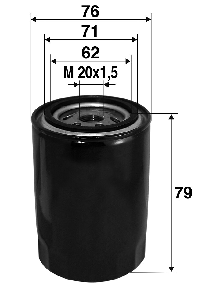 VALEO Oliefilter 586037 Påskruet 89mm M20x1.5 for FIAT LANCIA ALFA ROMEO AC