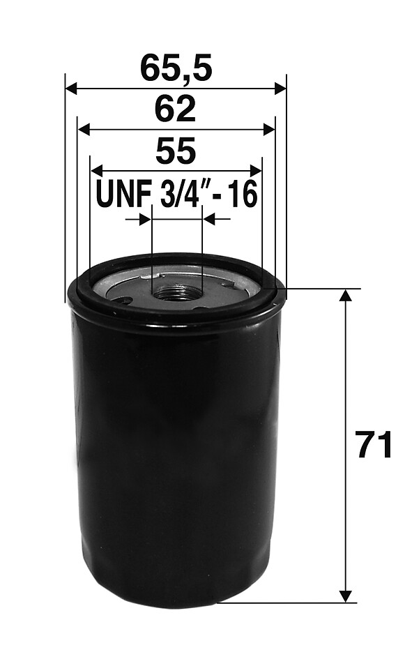 VALEO Oliefilter 586042 Påskruet 75mm UNF 3/4 -16 for FORD TOYOTA DAIHATSU PEUGEOT AMC CITROËN LEXUS SUZUKI
