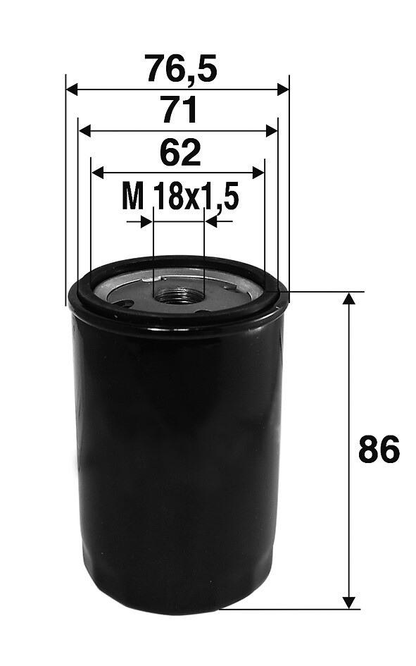 VALEO Oliefilter 586058 Påskruet 79mm M18x1.5 for OPEL CHEVROLET SAAB