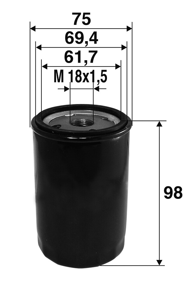 VALEO Oliefilter 586078 Påskruet 86mm M18x1.5 for MERCURY PEUGEOT OPEL VAUXHALL VOLVO FORD FSO CITROËN AC