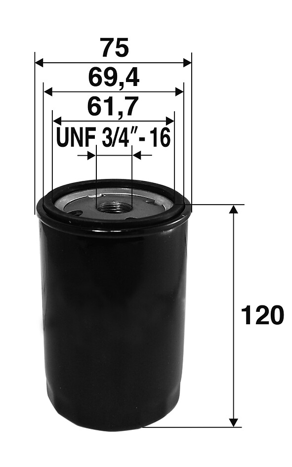 VALEO Oliefilter 586081 Påskruet 123mm UNF 3/4 -16 for FORD ALPINA BMW SEAT VAUXHALL VW VAG CITROËN PEUGEOT AC