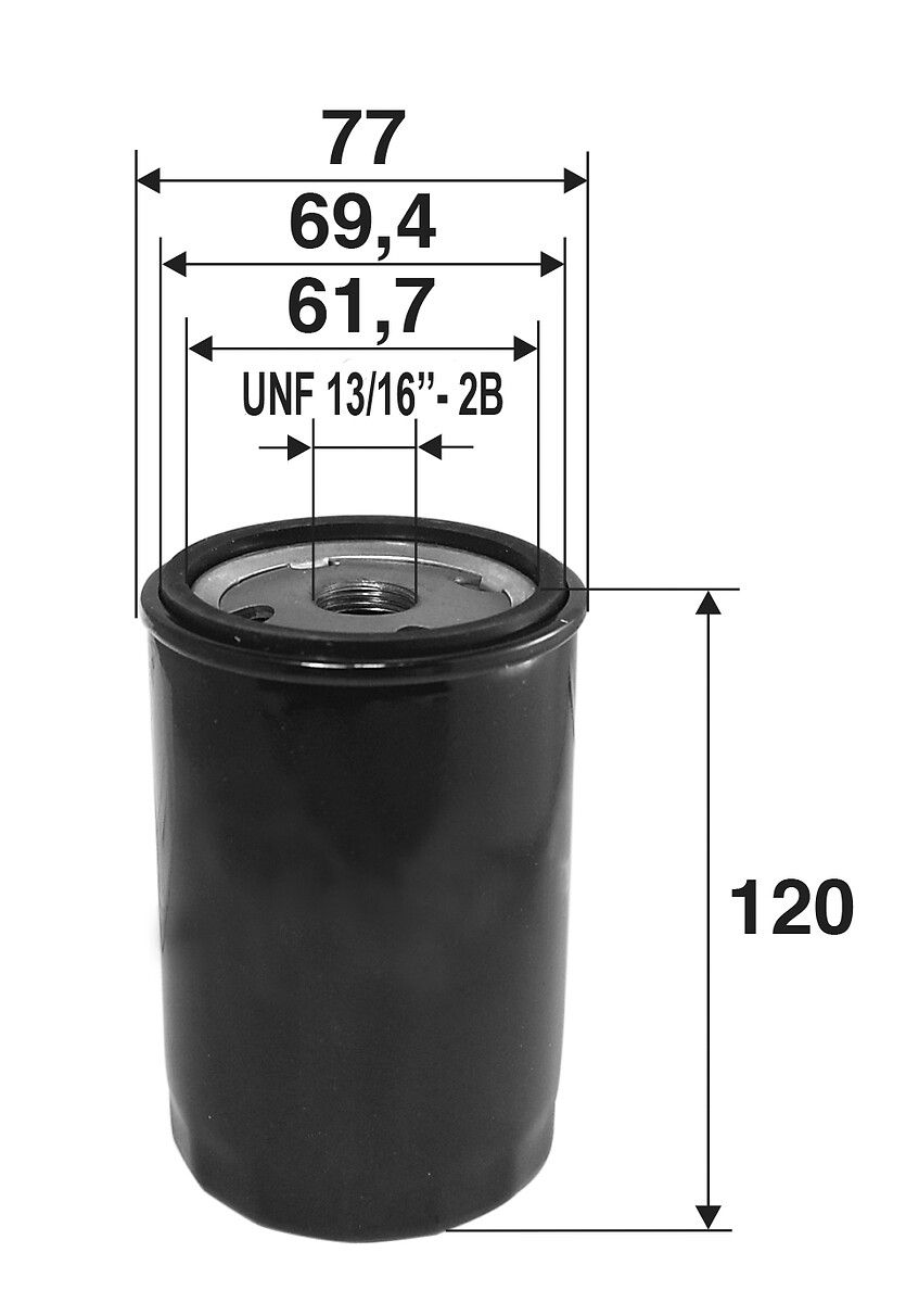 VALEO Oliefilter 586099 Påskruet 123mm UNF 13/16-1 for ROVER