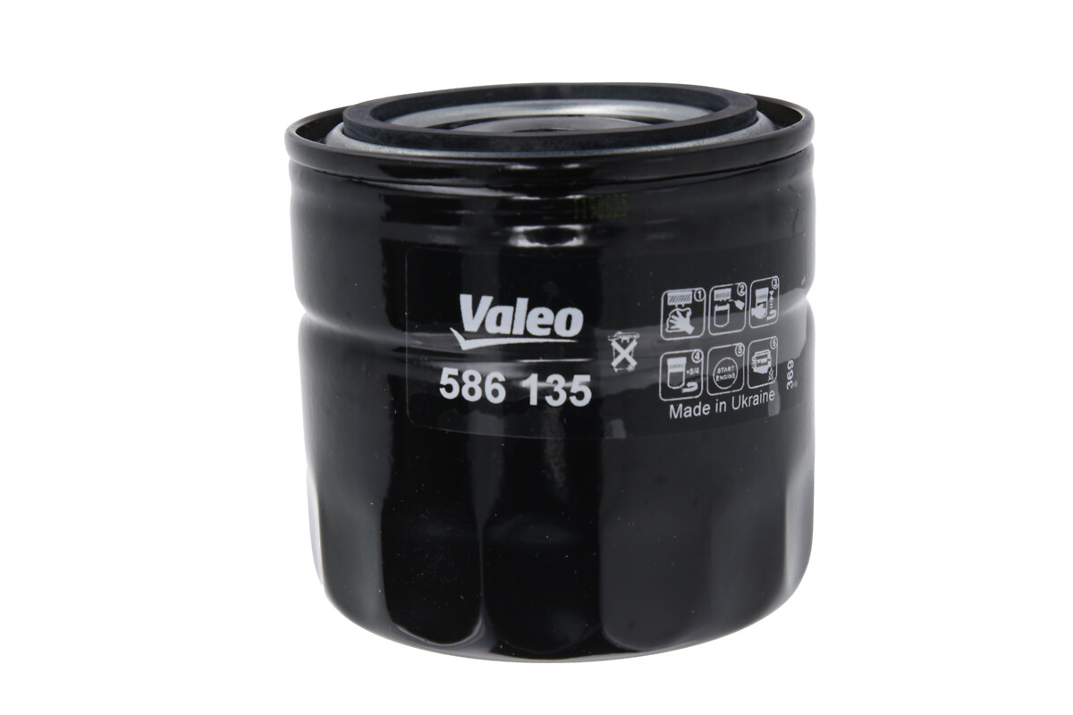 VALEO Oliefilter 586135 Påskruet 90mm for FORD SAAB SEAT FIAT GME VAUXHALL ISUZU LANCIA
