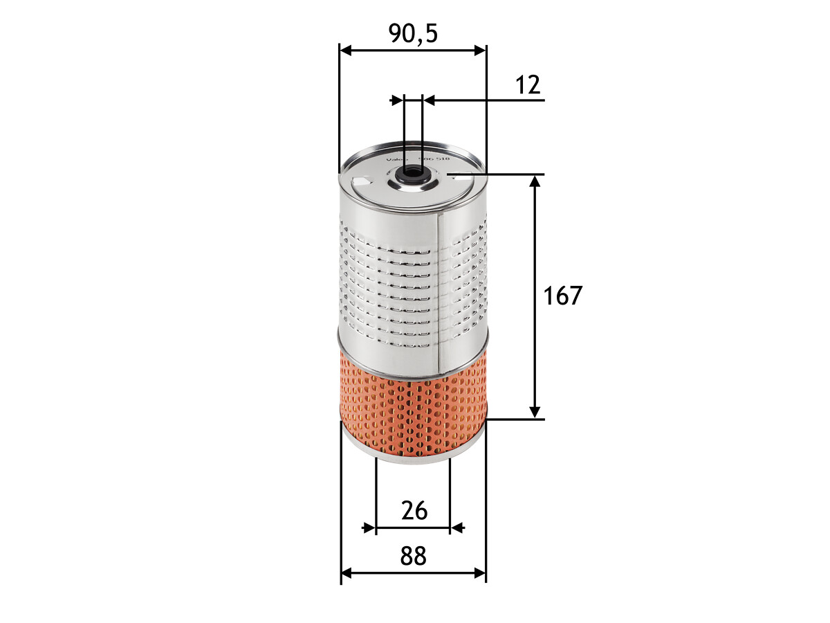 VALEO Oliefilter 586518 Filterindsats height_mm_209|Højde [mm]|167 outer_diameter_1_mm_978|Yderdiameter 1 [mm]|91 outer_diameter_2_mm_979|Yderdiameter