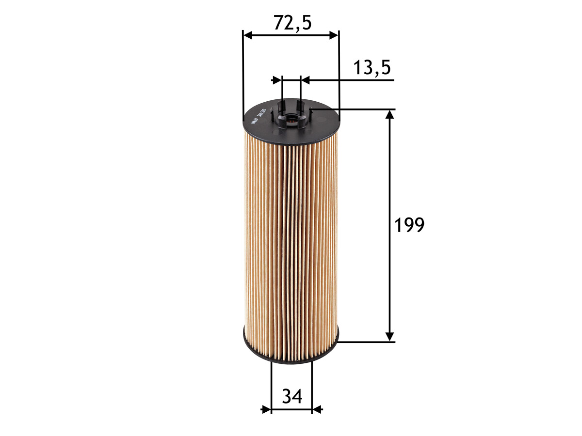 VALEO Oliefilter 586520 Filterindsats height_mm_209|Højde [mm]|195 outer_diameter_mm_497|Yderdiameter [mm]|67 inner_diameter_1_mm_995|Inder diameter 1