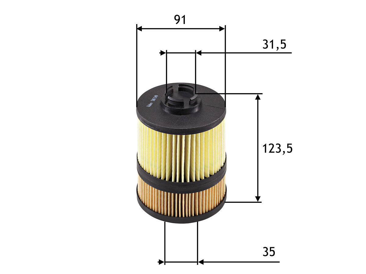 VALEO Oliefilter 586549 Filterindsats height_mm_209|Højde [mm]|124 outer_diameter_mm_497|Yderdiameter [mm]|91 inner_diameter_mm_496|Indvendig diameter