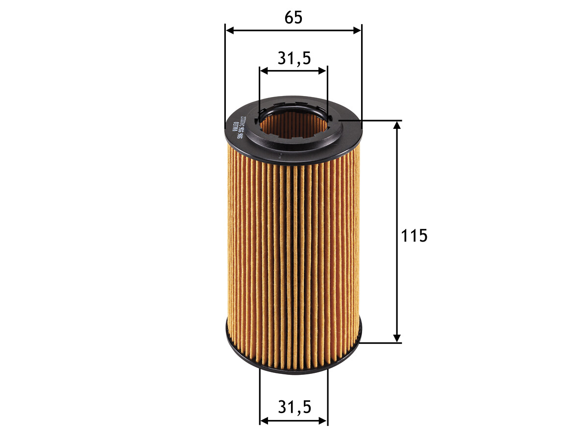 VALEO Oliefilter 586556 Filterindsats height_mm_209|Højde [mm]|110 outer_diameter_mm_497|Yderdiameter [mm]|64 inner_diameter_1_mm_995|Inder diameter 1