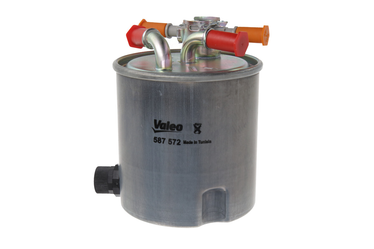 VALEO Brændstof-filter 587572 Lednings 122mm M10x1.5 for DACIA SUZUKI