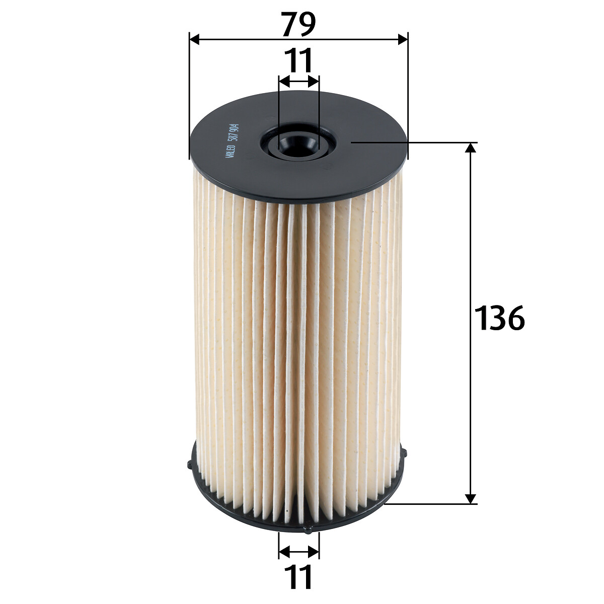VALEO Brændstof-filter 587904 Filterindsats height_mm_209|Højde [mm]|139 outer_diameter_mm_497|Yderdiameter [mm]|79 outer_diameter_1_mm_978|Yderdiamet