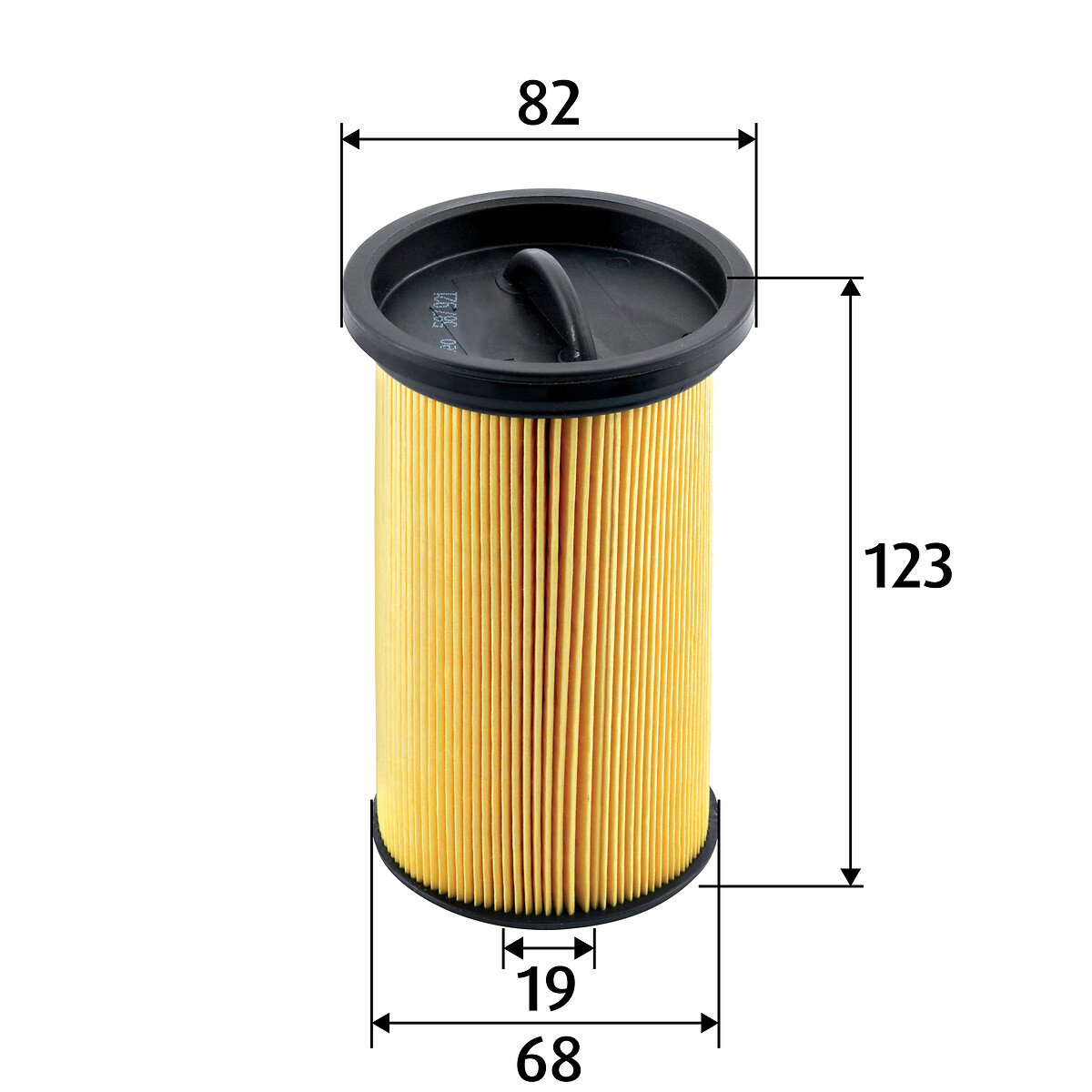 VALEO Brændstof-filter 587921 Filterindsats height_mm_209|Højde [mm]|123 outer_diameter_mm_497|Yderdiameter [mm]|82 outer_diameter_1_mm_978|Yderdiamet