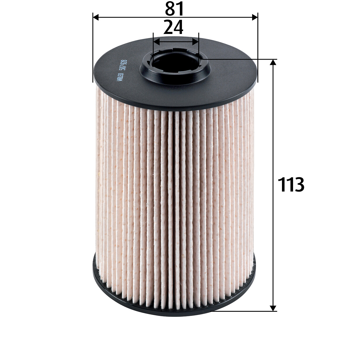 VALEO Brændstof-filter 587928 Filterindsats height_mm_209|Højde [mm]|112 outer_diameter_mm_497|Yderdiameter [mm]|81 outer_diameter_1_mm_978|Yderdiamet