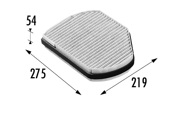 VALEO Kabineluftfilter 698697 for MERCEDES-BENZ CHRYSLER
