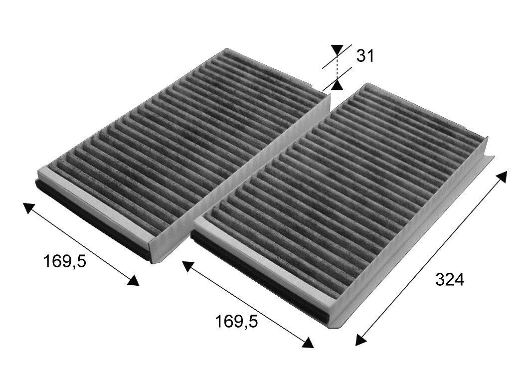 VALEO Kabineluftfilter 698864 for BMW BMW (BRILLIANCE)