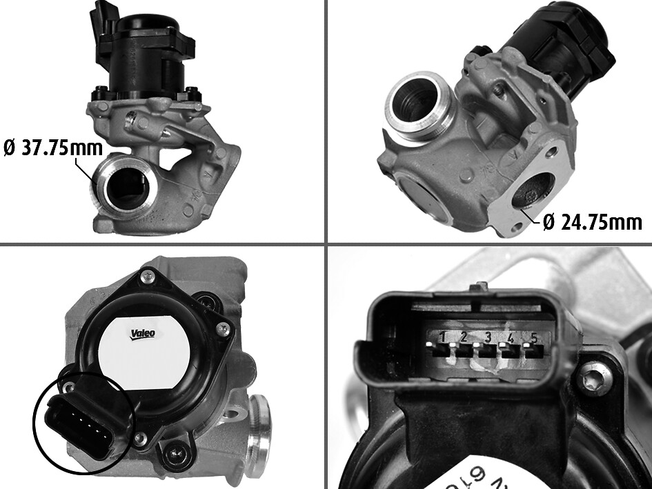 VALEO EGR-ventil 700413 for PEUGEOT FORD TOYOTA