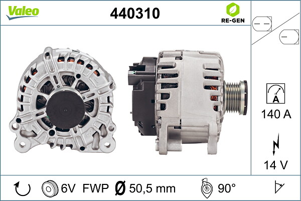 VALEO Generator 440310 for VW