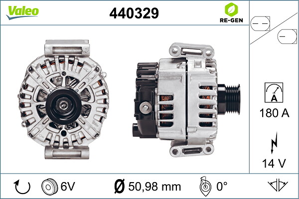 VALEO Generator 440329 for MERCEDES-BENZ MERCEDES-BENZ (BBDC)