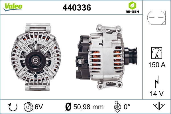 VALEO Generator 440336 for MERCEDES-BENZ