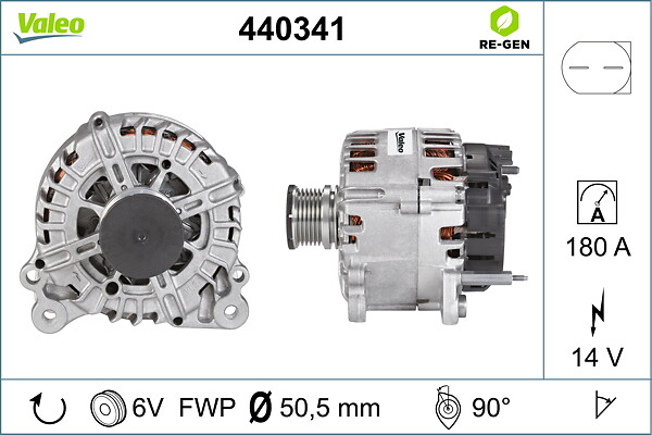 VALEO Generator 440341 for MERCEDES-BENZ VW