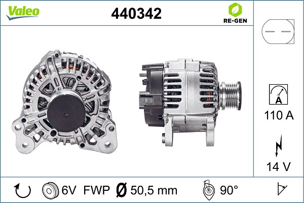 VALEO Generator 440342 for VW MERCEDES-BENZ