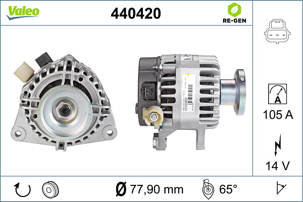 VALEO Generator 440420 for FORD