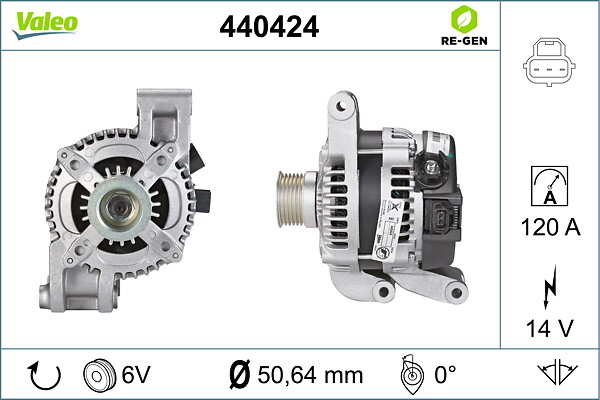 VALEO Generator 440424 for FORD VOLVO FORD ASIA & OCEANIA