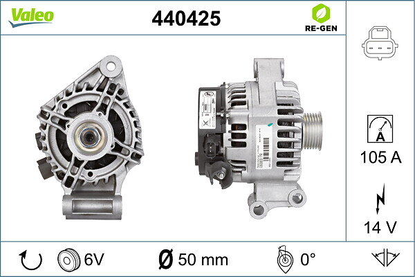 VALEO Generator 440425 for FORD