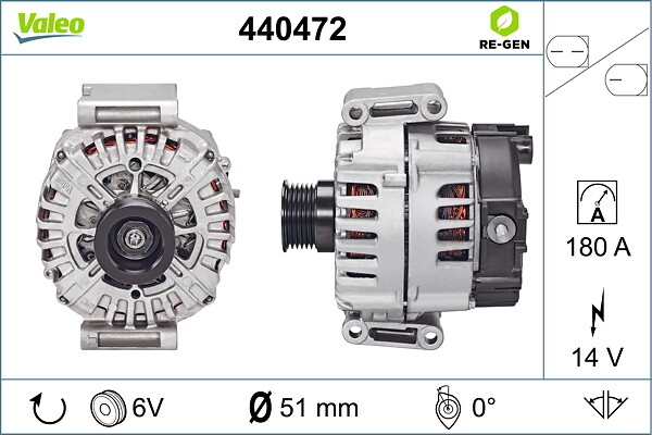 VALEO Generator 440472 for MERCEDES-BENZ