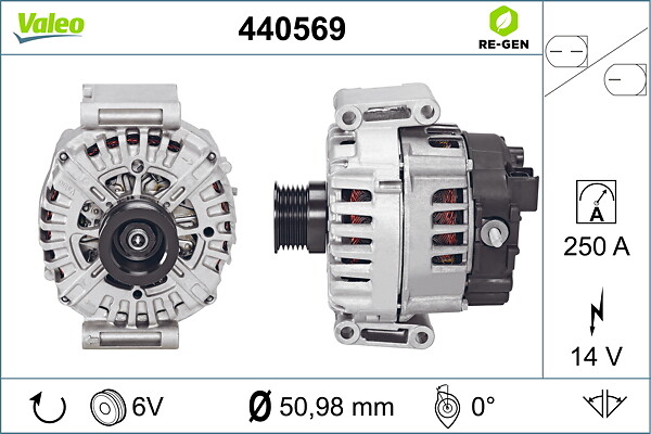 VALEO Generator 440569 for MERCEDES-BENZ