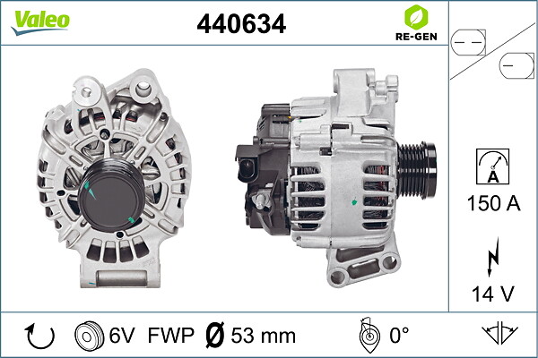 VALEO Generator 440634 for FORD VOLVO FORD (CHANGAN)