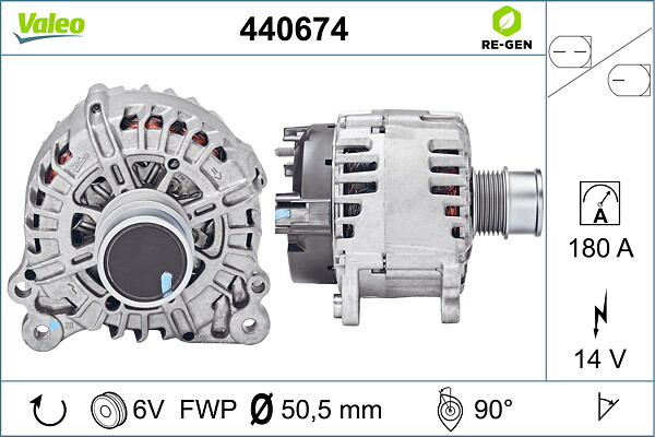 VALEO Generator 440674 for VW
