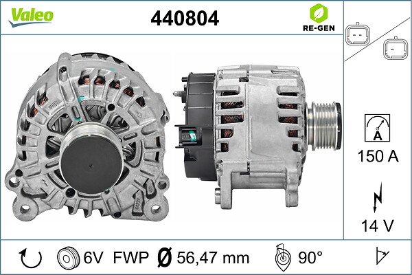 VALEO Generator 440804 for DACIA