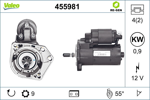 VALEO Starter 455981 for VW